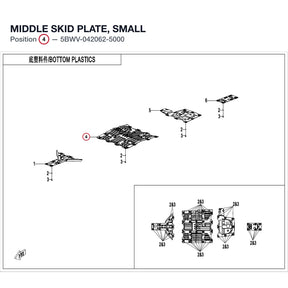 MIDDLE SKID PLATE, SMALL product image