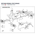 RETURN SPRING, FOOT BRAKE product image