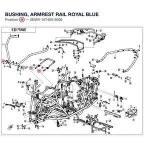 BUSHING, ARMREST RAIL product image