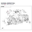 BUSHING, ARMREST RAIL product image