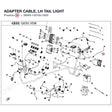 ADAPTER CABLE, LH TAIL LIGHT product image