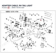 ADAPTER CABLE, RH TAIL LIGHT product image