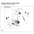 WINCH CONTROL SWITCH SEAT product image