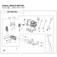 CABLE, WINCH MOTOR product image