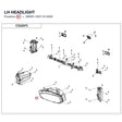 LH HEADLIGHT product image