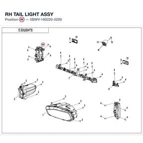 RH TAIL LIGHT ASSY product image
