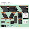ENGINE OIL LABEL product image