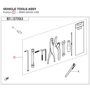 VEHICLE TOOLS ASSY product image