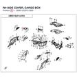 RH SIDE COVER, CARGO BOX product image