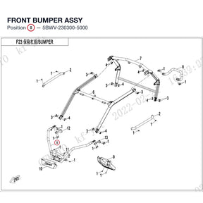 FRONT BUMPER ASSY product image