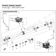 FRONT DRIVE SHAFT product image