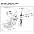BREATHER HOSE, FUEL TANK product image