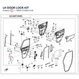 LH DOOR LOCK KIT product image
