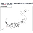 JOINT, CVT AIR OUTLET PIPE - WHEN STOCK IS 0 THIS ITEM IS NO LONGER AVAILABLE product image