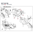 NUT CLIP M6 product image