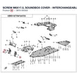 SCREW M6X17.5, SOUNDBOX COVER - INTERCHANGEABLE WITH  8030-040020-1000 product image