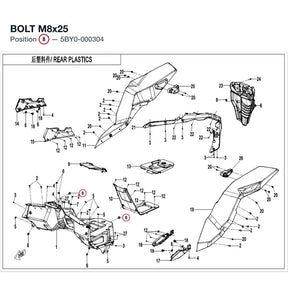 BOLT M8x25 product image