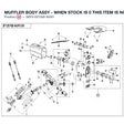 MUFFLER BODY ASSY - WHEN STOCK IS 0 THIS ITEM IS NO LONGER AVAILABLE product image