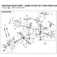 MUFFLER BODY ASSY - WHEN STOCK IS 0 THIS ITEM IS NO LONGER AVAILABLE product image