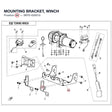 MOUNTING BRACKET, WINCH product image