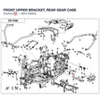 FRONT UPPER BRACKET, REAR GEAR CASE product image