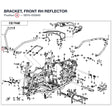 BRACKET, FRONT RH REFLECTOR product image