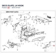 DECO PLATE, LH HOOK product image