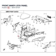 FRONT INNER LOCK PANEL product image