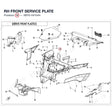 RH FRONT SERVICE PLATE product image