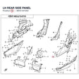 LH REAR SIDE PANEL product image