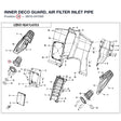 INNER DECO GUARD, AIR FILTER INLET PIPE product image