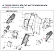 LH OUTER DECO PLATE,CVT product image