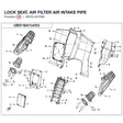 LOCK SEAT, AIR FILTER AIR INTAKE PIPE product image