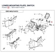 LOWER MOUNTING PLATE, SWITCH product image