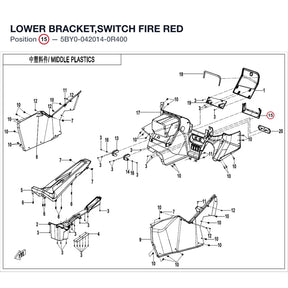 LOWER BRACKET,SWITCH product image