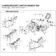 LOWER BRACKET, SWITCH product image