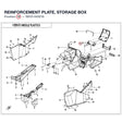REINFORCEMENT PLATE, STORAGE BOX product image