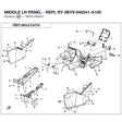 MIDDLE LH PANEL - REPL BY 5BYV-042041-A100 product image