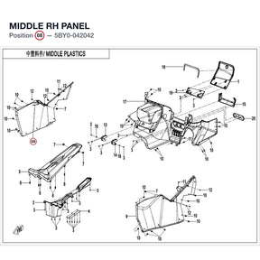 MIDDLE RH PANEL product image