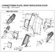 CONNECTINMG PLATE, REAR VENTILATION PLATE product image