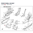 FRONT PANEL, RH SEAT product image