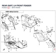 REAR PART, LH FRONT FENDER product image