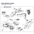 REAR SERVICE COVER product image