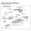 COVER PLATE, REAR CARGO BOX product image