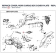 SERVICE COVER, REAR CARGO BOX COVER PLATE -  REPL 5BYV-044019-A100 product image