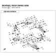 BEARING, REAR SWING ARM product image