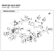 REAR RH AXLE SEAT product image