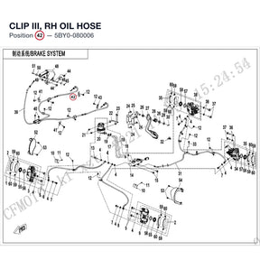 CLIP III, RH OIL HOSE product image