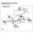 FIXED BRACKET, FOOT PEDAL product image