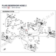 FLUID RESERVOIR HOSE 2 product image